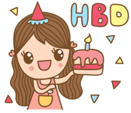 Yaimai : sassy girl Ver.2 sticker #7082359