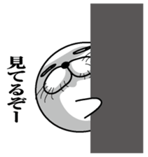 Excited seal sticker #7082415