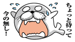 Excited seal sticker #7082418