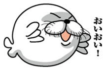 Excited seal sticker #7082428