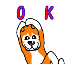 Shiba inu MOMO chan the third as well! 2 sticker #7082542