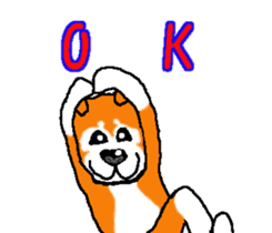 Shiba inu MOMO chan the third as well! 2 sticker #7082542