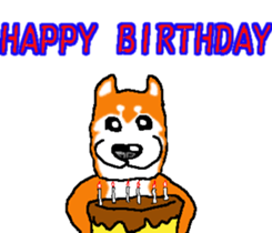 Shiba inu MOMO chan the third as well! 2 sticker #7082551