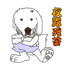 Go!Go!Golden Retriever 2 ! sticker #7082695