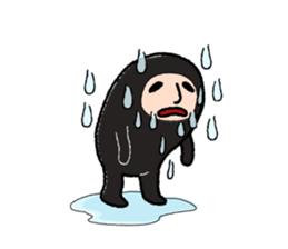 Zentai-man summer days sticker #7082802