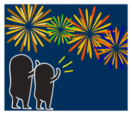 Zentai-man summer days sticker #7082824