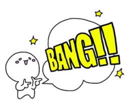 MIYO'S White creatures sticker #7083680