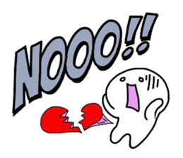 MIYO'S White creatures sticker #7083682