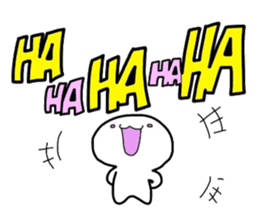 MIYO'S White creatures sticker #7083687