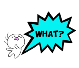 MIYO'S White creatures sticker #7083688