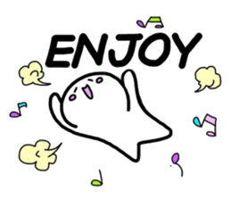 MIYO'S White creatures sticker #7083689