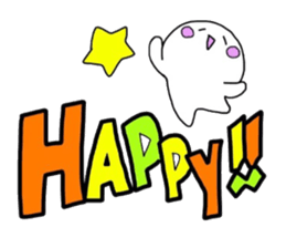 MIYO'S White creatures sticker #7083693