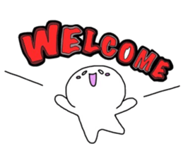 MIYO'S White creatures sticker #7083695