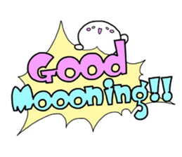 MIYO'S White creatures sticker #7083699