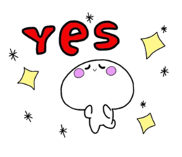 MIYO'S White creatures sticker #7083704