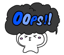 MIYO'S White creatures sticker #7083707