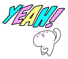 MIYO'S White creatures sticker #7083709