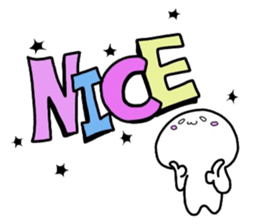 MIYO'S White creatures sticker #7083711