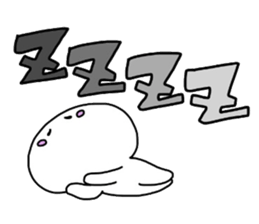 MIYO'S White creatures sticker #7083714