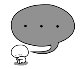 MIYO'S White creatures sticker #7083715