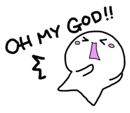 MIYO'S White creatures sticker #7083718