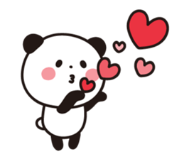 Sticker of a cute panda. sticker #7084080