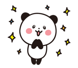 Sticker of a cute panda. sticker #7084082