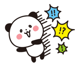 Sticker of a cute panda. sticker #7084110