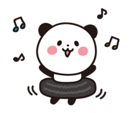 Sticker of a cute panda. sticker #7084113