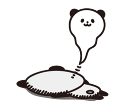 Sticker of a cute panda. sticker #7084119