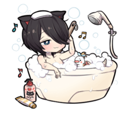 BLACK KITTEN 5 sticker #7084303