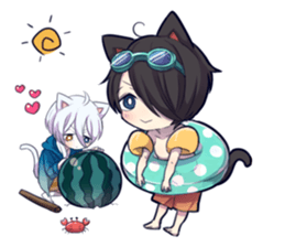 BLACK KITTEN 5 sticker #7084310