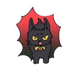 Of black cat Gee sticker #7084324