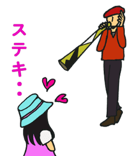 Smily didgeridoo sticker #7084438