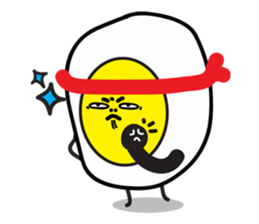 Fried egg's daily life sticker #7084686