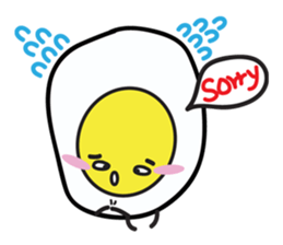 Fried egg's daily life sticker #7084692