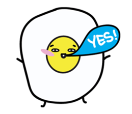 Fried egg's daily life sticker #7084697