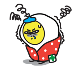 Fried egg's daily life sticker #7084702