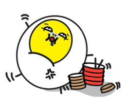 Fried egg's daily life sticker #7084711