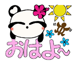 I love Hawaii! Damper greeting Hen sticker #7084880