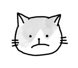 Black-and-whitecat,coro sticker #7085163