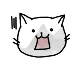 Black-and-whitecat,coro sticker #7085164