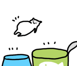 Black-and-whitecat,coro sticker #7085171