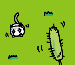 Black-and-whitecat,coro sticker #7085174