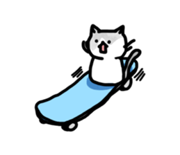 Black-and-whitecat,coro sticker #7085177