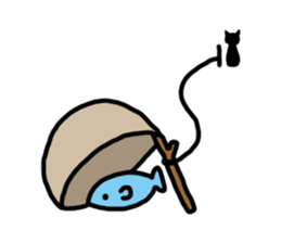 Black-and-whitecat,coro sticker #7085179