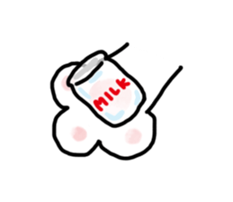 Black-and-whitecat,coro sticker #7085181