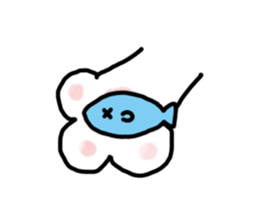 Black-and-whitecat,coro sticker #7085182