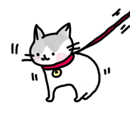 Black-and-whitecat,coro sticker #7085198