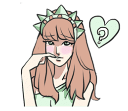 AsB - The Statue Of Liberty Heart Play sticker #7085501